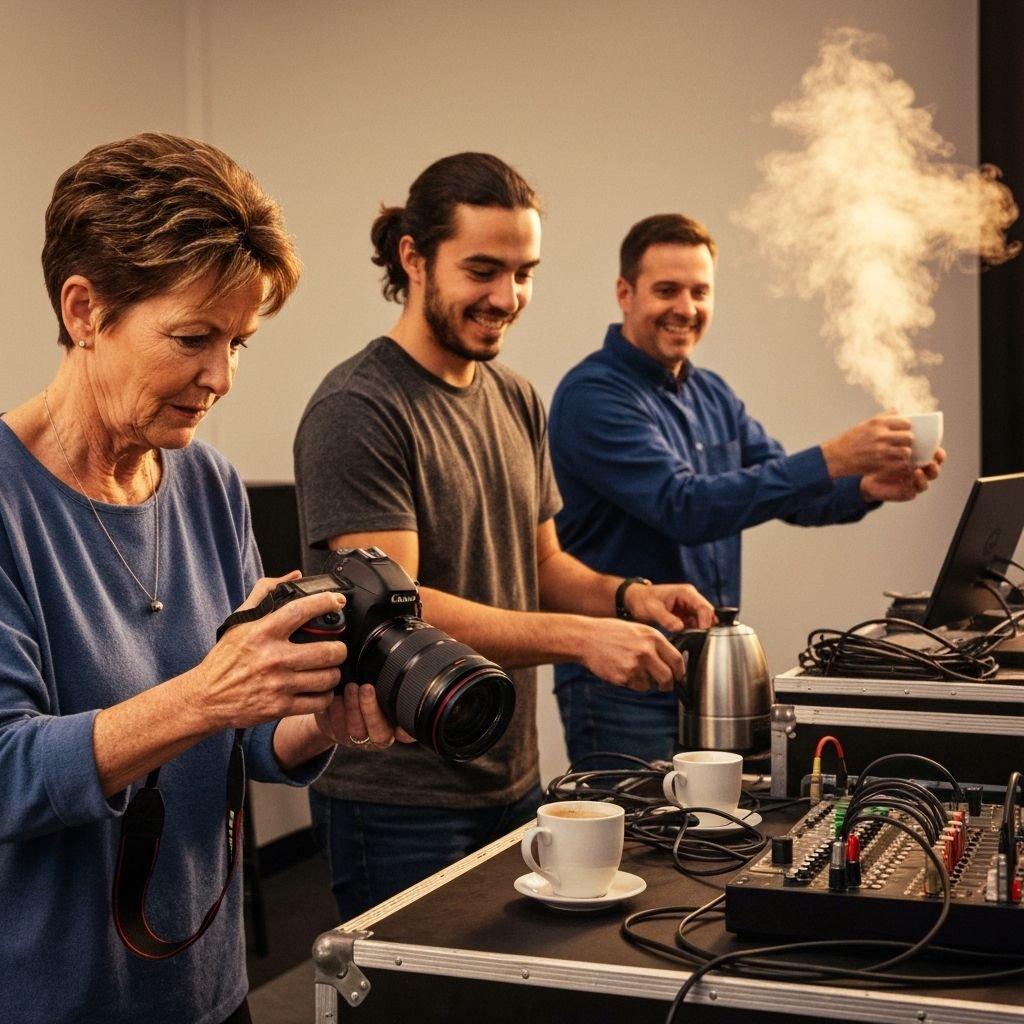 Equipo de voluntarios sirviendo en Iglesia Vida Abundante Monterrey
